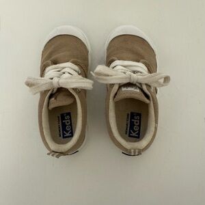 Keds - Tan Toddler Boy Lace Up Sneakers - Size 7